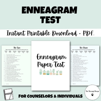 Preview of Enneagram Test