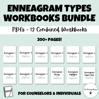 Preview of Enneagram Workbooks Complete Bundle