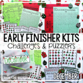 Christmas Activities | December Math Early Finisher Activi