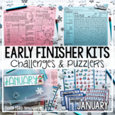 Early Finisher Activities | Math Enrichment | January Winter