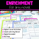 Enrichment Activities for Any Novel - Novel Studies, Book 