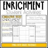 Enrichment Activities (3rd-5th Grade)