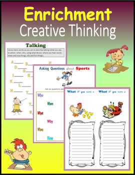 Preview of Enrichment - Creative Thinking
