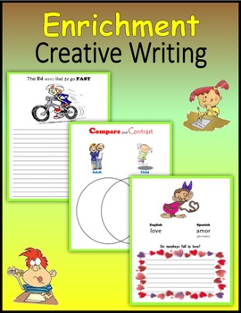 Preview of Enrichment - Creative Writing