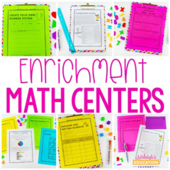 Preview of Enrichment Math Centers