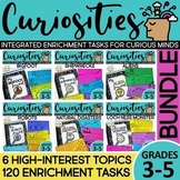 Enrichment Task Cards | Curiosities BUNDLE | Gifted Indepe