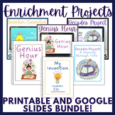Enrichment Creative Writing Project Bundle! Google Slides 