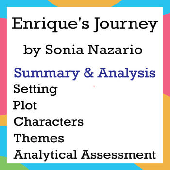 enrique's journey characters