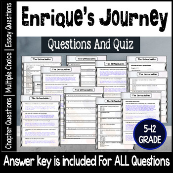 enrique's journey discussion questions and answers