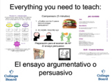 persuasive essays in spanish