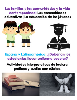Preview of Ensayo Persuasivo: ¿Deberían los estudiantes llevar uniforme escolar? AP SPANISH
