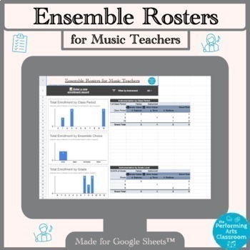 Preview of Ensemble Rosters for Music Teachers