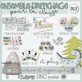 Ensemble d'affichage DINO pastel