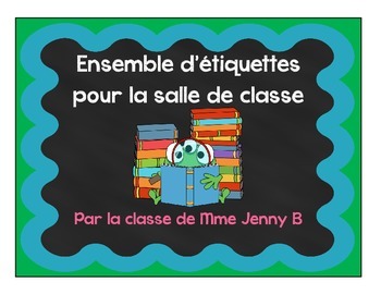 Preview of Ensemble d'étiquettes de classe avec monstres