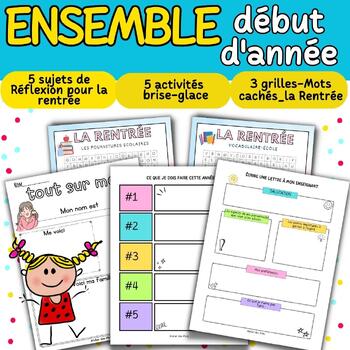 Preview of Ensemble début d'année / Back to school bundle 2nd-4th grade