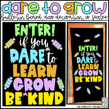 Preview of Enter If You Dare October/Fall Bulletin Board or Door Decoration Kit