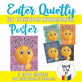 Enter Quietly Poster for Classroom Management, PPT