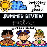 Entering 4th Grade Summer Review Packet