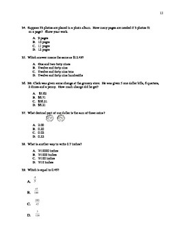 Entering 5th Grade Summer Math Packet-SUMMER by Cupcake