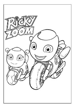 Coloring page Ricky Zoom Ricky Zoom