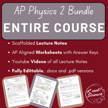 Preview of Entire AP Physics 2 Curriculum- Notes, Practices, and Video Lectures!