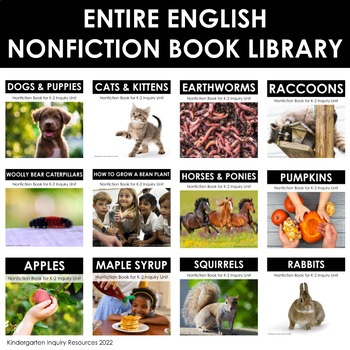 Preview of Entire English Nonfiction Book Library | Growing Bundle