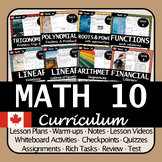 Entire BC Math 10 Curriculum | BC Canada | Differentiated,