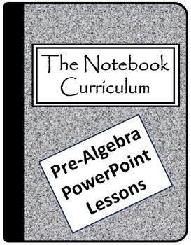 Preview of Entire Pre-Algebra Curriculum Bundle - The Notebook Curriculum
