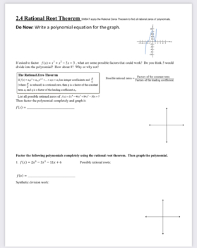 Preview of Entire Pre-Calculus Curriculum (with answer key)