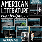 Entire Semester of American Literature Activities & Assess