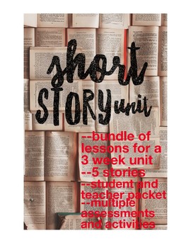Preview of Entire Short Story Unit Bundle