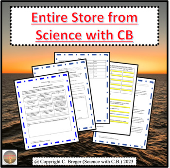 Preview of Entire Store from Science with CB - Bundle of Activities
