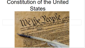 Preview of Entire US Constitution (Google Slides)