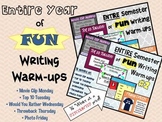 Entire YEAR of FUN Writing Warm-Ups: 20% OFF!!!