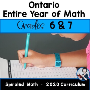 Preview of 6/7 Comprehensive Math Bundle (New Ontario Math Curriculum 2020)
