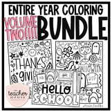Entire Year Coloring *Volume 2* - Growing Bundle