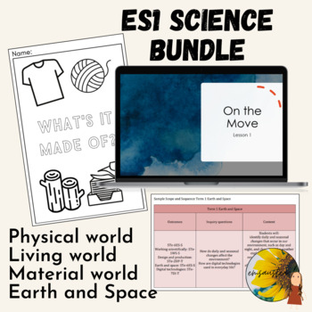 Preview of ES1 Kindergarten Science Bundle - Primary Connections, Programs & Resources