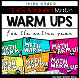 Math TEKS Morning Work - 3rd Grade