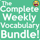 The Complete Weekly Vocabulary Bundle! {Entire Year}