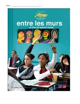 Preview of Entre Les Murs (The Class) Activities in French