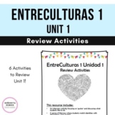 Entreculturas 1 Unit 1 Activities (Spanish)