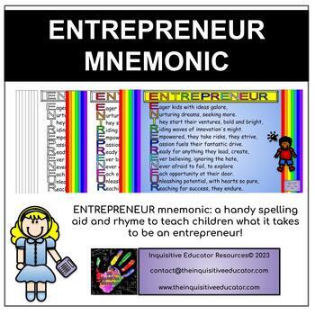 Preview of Entrepreneur Mnemonic