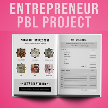 Preview of Entrepreneur PBL Project - Distance Learning - Subscription Box Business