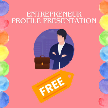 Preview of Entrepreneur Profile Presentation Free Activity