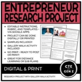 Entrepreneur Profile Research Project & Gallery Walk - No 