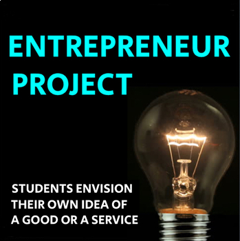 Preview of Entrepreneur Project - Includes 3 Day Lesson Plan, CCSS