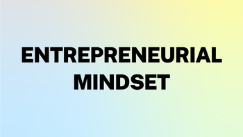 Preview of Entrepreneurial Mindset Word Wall