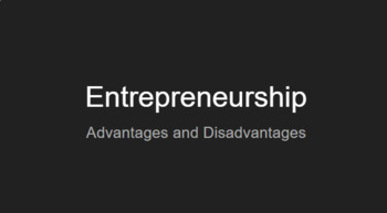 Preview of Entrepreneurship