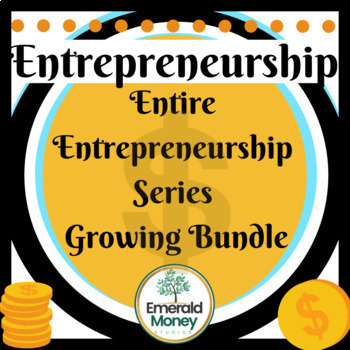 Preview of Entrepreneurship Activities including Create a Business Project Grades 5 to 8