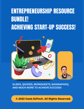 Preview of Entrepreneurship Resource Bundle: Achieving Start-Up Success!